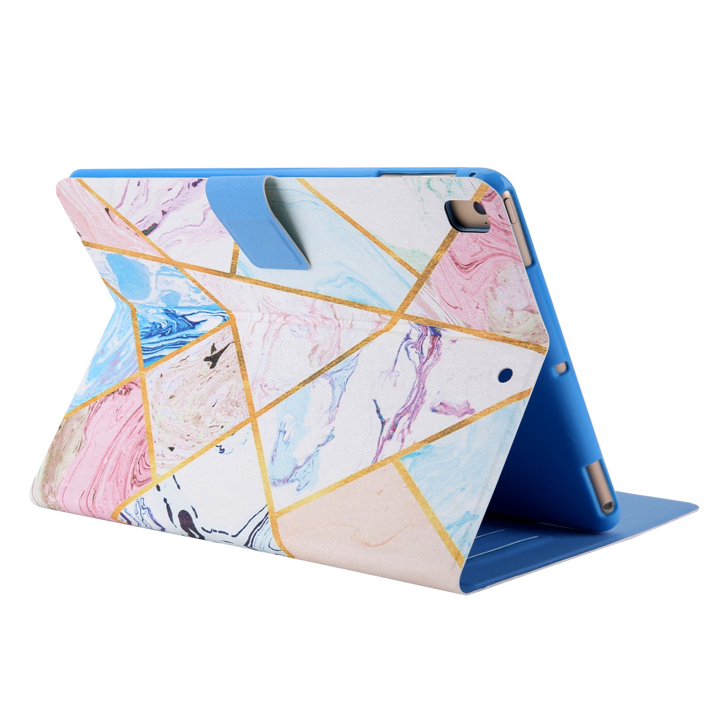 Pattern Printing Card Slots Flip Leather Tablet Protective Case for iPad 9.7-inch (2018)/(2017)/iPad Pro 9.7(2016)/iPad Air/Air2