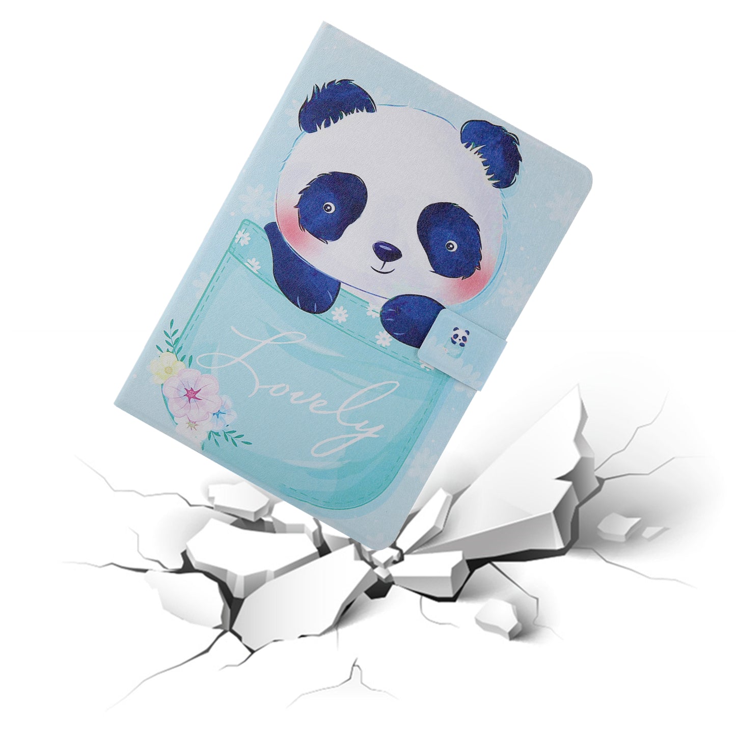 Pattern Printing Card Slots Flip Leather Tablet Shell for iPad Mini/Mini 2/Mini 3/Mini 4/Mini (2019) 7.9 inch