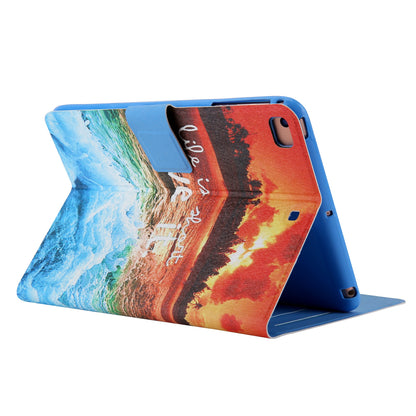 Pattern Printing Card Slots Flip Leather Tablet Shell for iPad Mini/Mini 2/Mini 3/Mini 4/Mini (2019) 7.9 inch