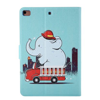 Pattern Printing Card Slots Flip Leather Tablet Shell for iPad Mini/Mini 2/Mini 3/Mini 4/Mini (2019) 7.9 inch