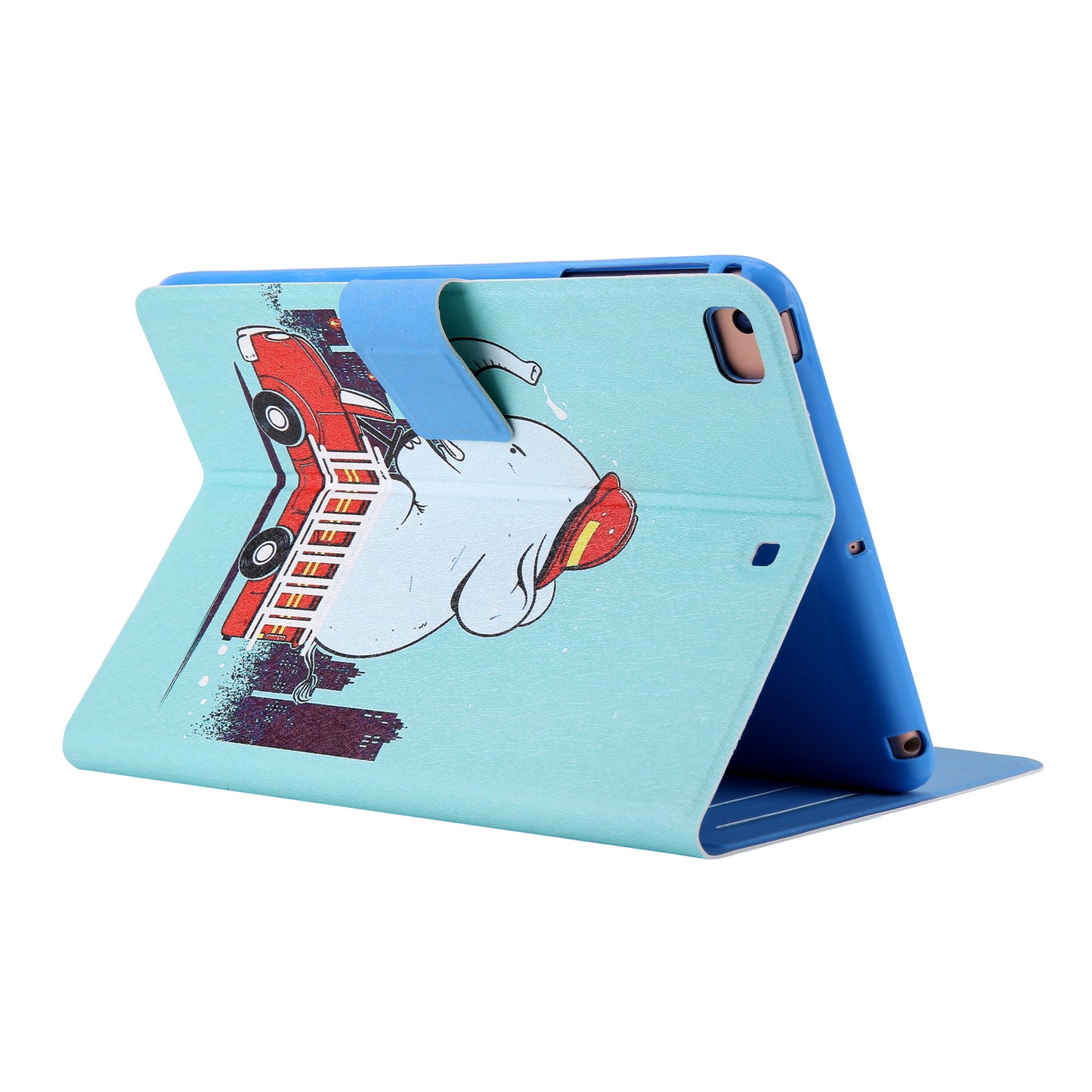 Pattern Printing Card Slots Flip Leather Tablet Shell for iPad Mini/Mini 2/Mini 3/Mini 4/Mini (2019) 7.9 inch