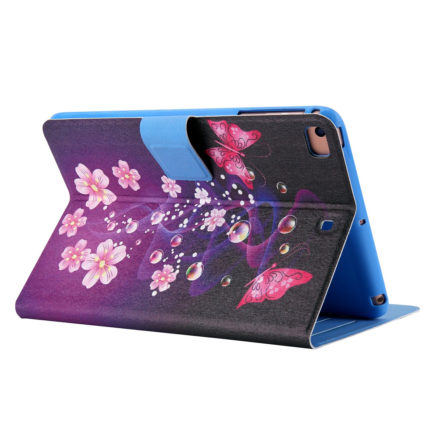 Pattern Printing Card Slots Flip Leather Tablet Shell for iPad Mini/Mini 2/Mini 3/Mini 4/Mini (2019) 7.9 inch