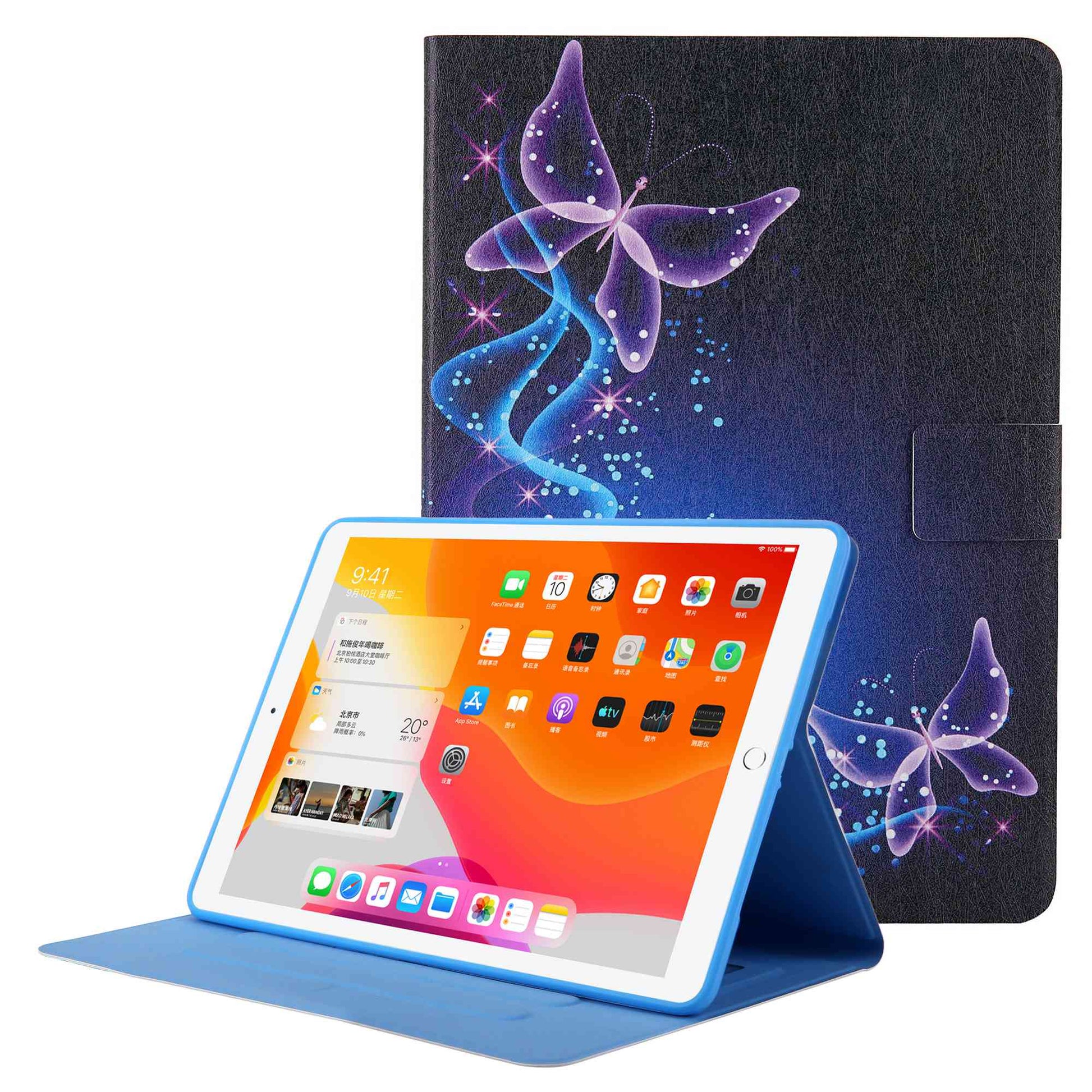 Pattern Printing Card Slots Tablet Leather Case for iPad 10.2 (2021)/(2020)/(2019)/iPad Air 10.5 inch (2019)/iPad Pro 10.5-inch (2017)