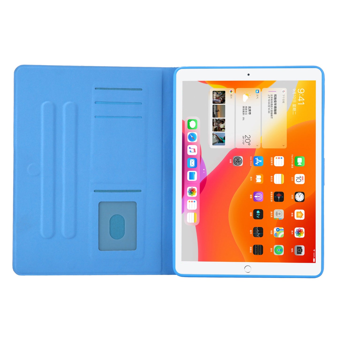 Pattern Printing Card Slots Tablet Leather Case for iPad 10.2 (2021)/(2020)/(2019)/iPad Air 10.5 inch (2019)/iPad Pro 10.5-inch (2017)