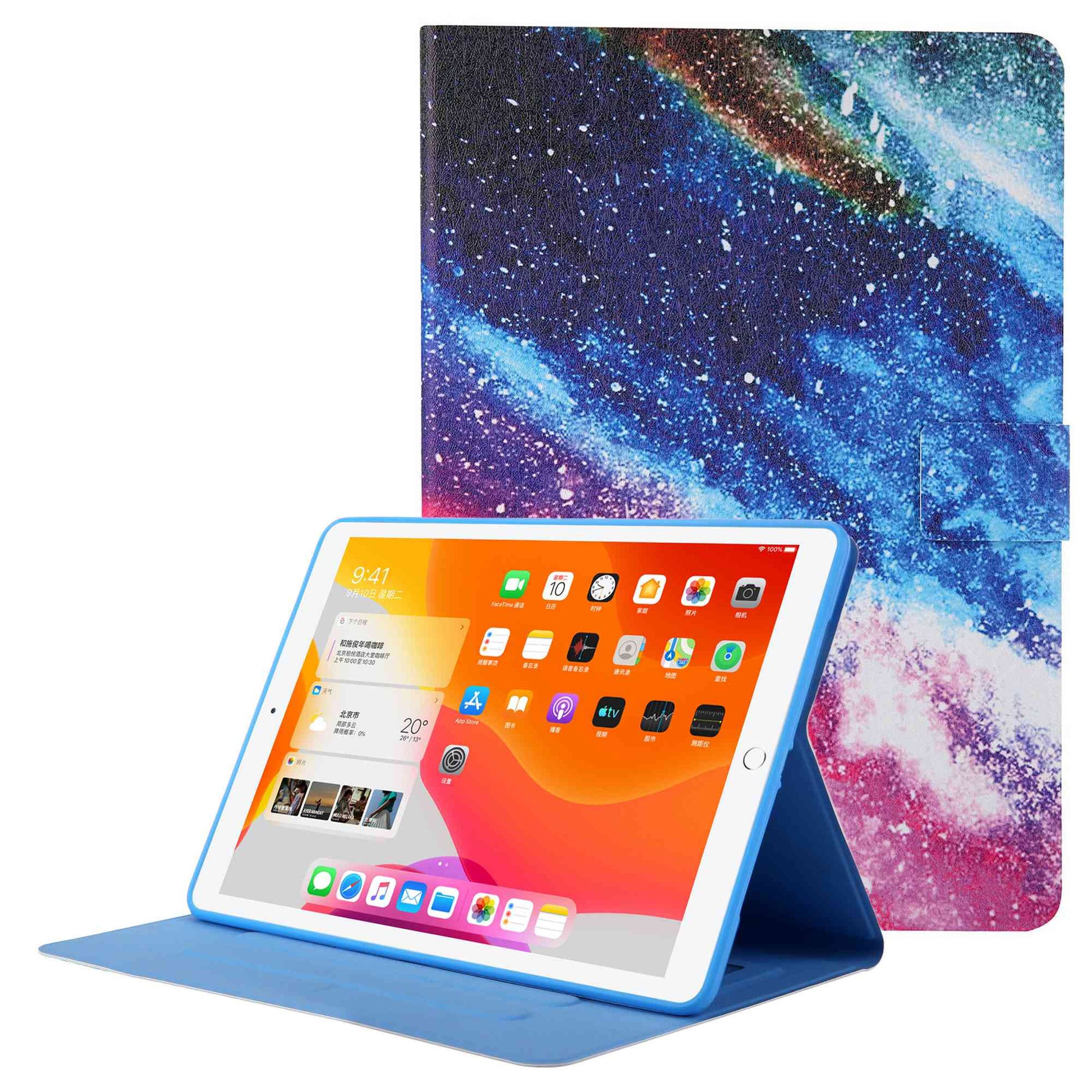 Pattern Printing Card Slots Tablet Leather Case for iPad 10.2 (2021)/(2020)/(2019)/iPad Air 10.5 inch (2019)/iPad Pro 10.5-inch (2017)