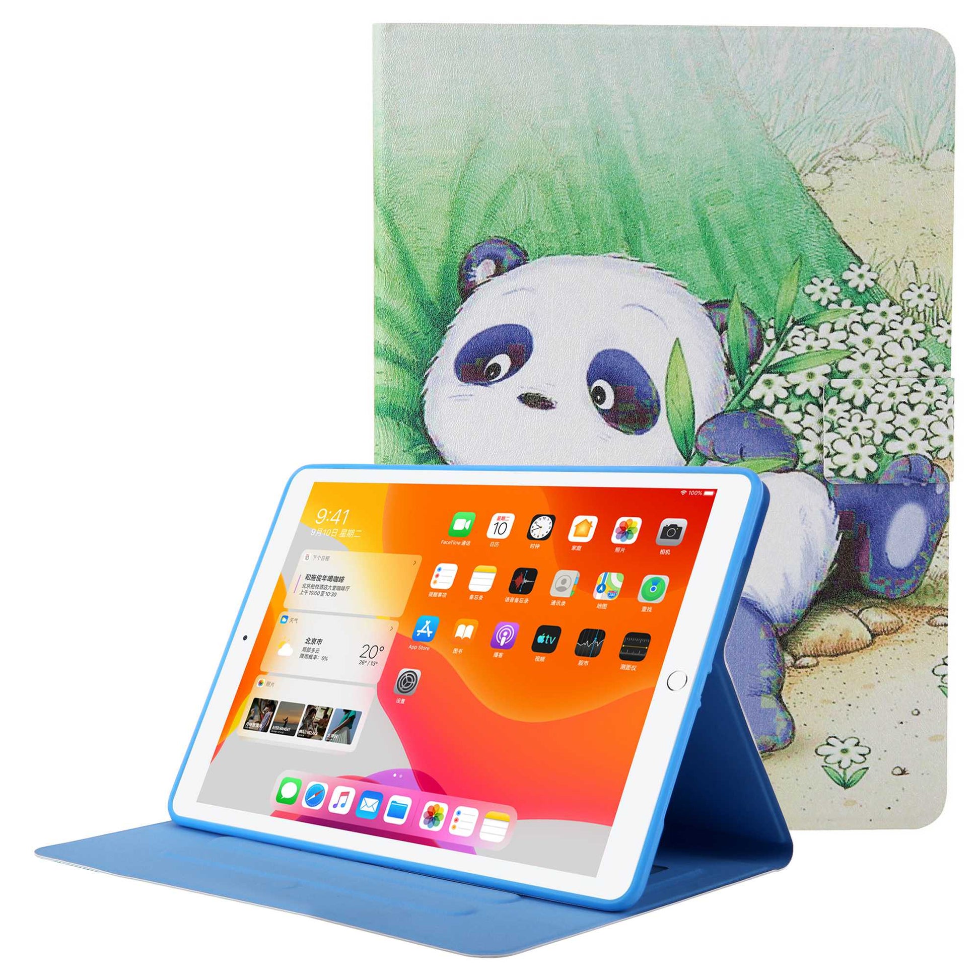 Pattern Printing Card Slots Tablet Leather Case for iPad 10.2 (2021)/(2020)/(2019)/iPad Air 10.5 inch (2019)/iPad Pro 10.5-inch (2017)