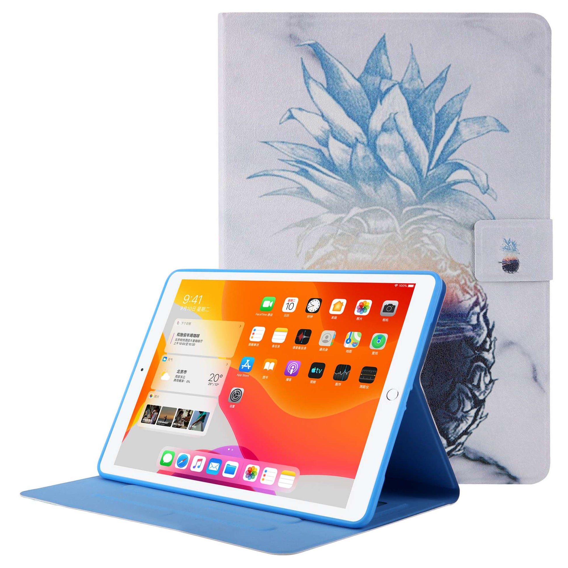 Pattern Printing Card Slots Tablet Leather Case for iPad 10.2 (2021)/(2020)/(2019)/iPad Air 10.5 inch (2019)/iPad Pro 10.5-inch (2017)