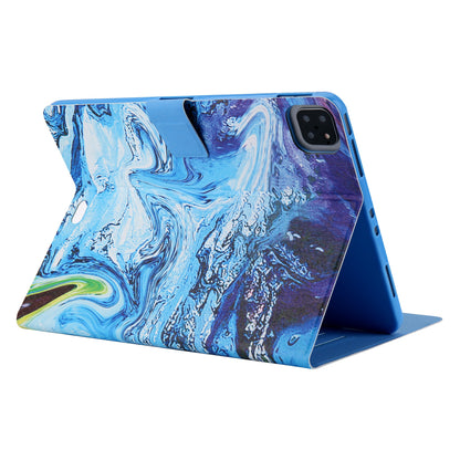 Pattern Printing Card Slots Flip Leather Tablet Case for iPad Air (2020)/Air (2022)/Pro 11-inch (2020)(2018)