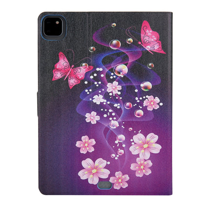 Pattern Printing Card Slots Flip Leather Tablet Case for iPad Air (2020)/Air (2022)/Pro 11-inch (2020)(2018)