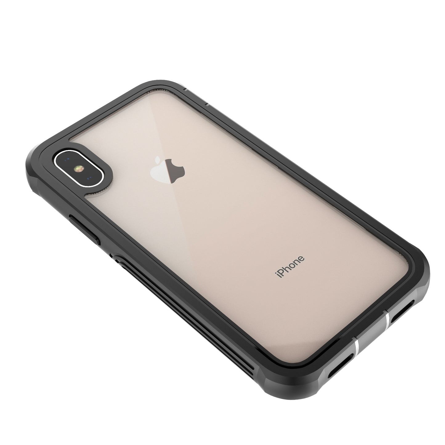Full Body Protection Hard PC Protection Shell Built-in PET Screen Film for iPhone XS/X