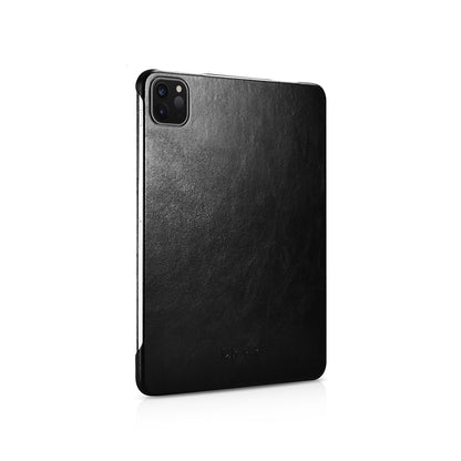 ICARER Retro Tri-fold Genuine Leather Smart Case Cover for iPad Pro 11-inch (2020)/(2018)