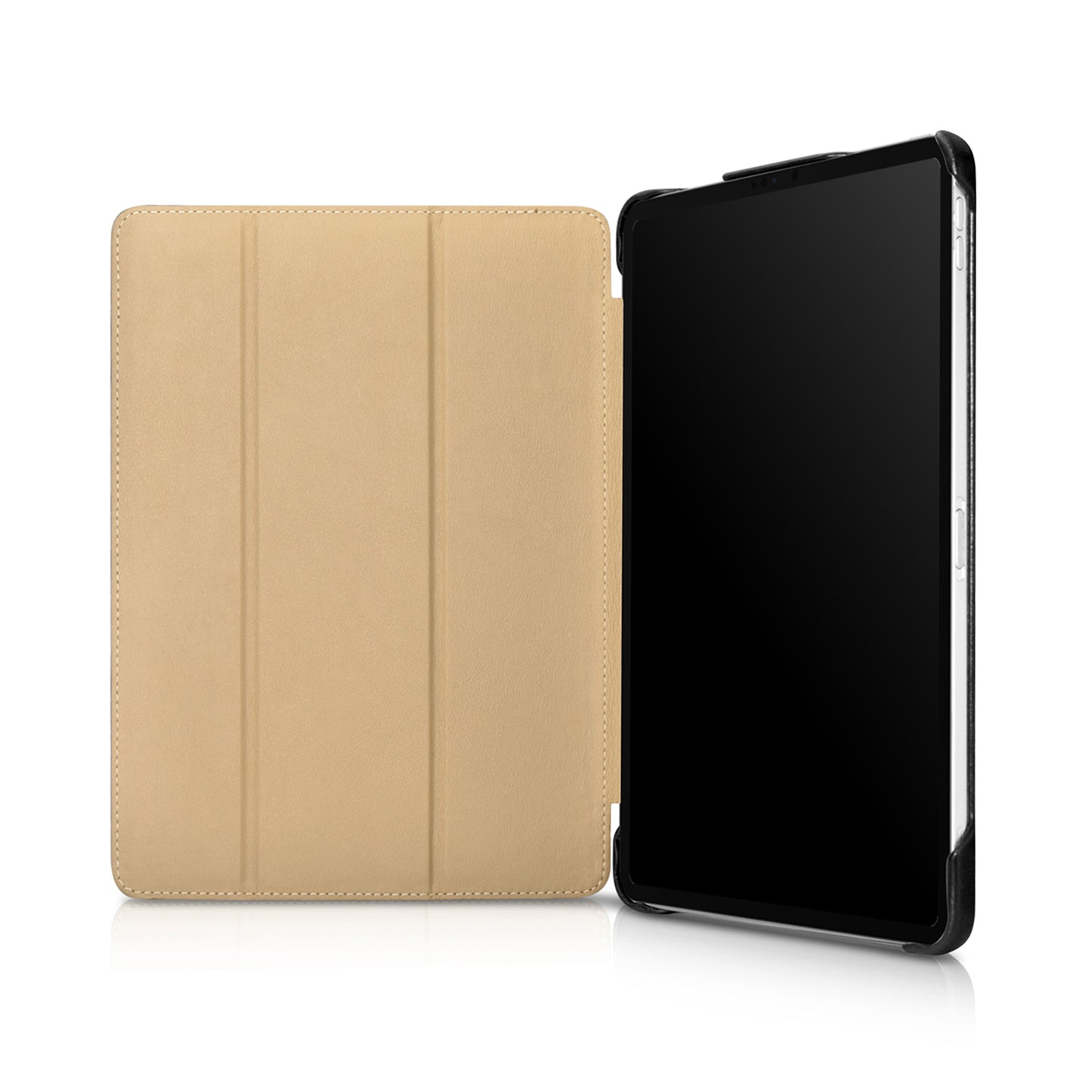 ICARER Retro Tri-fold Genuine Leather Smart Case Cover for iPad Pro 11-inch (2020)/(2018)