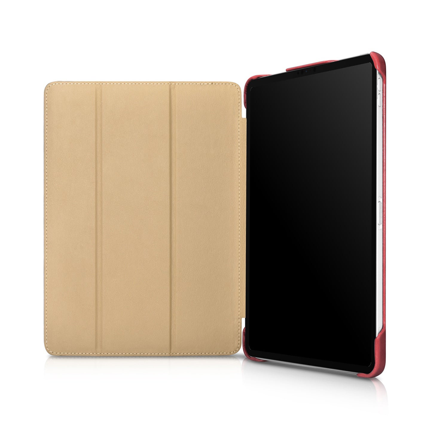 ICARER Retro Tri-fold Genuine Leather Smart Case Cover for iPad Pro 11-inch (2020)/(2018)