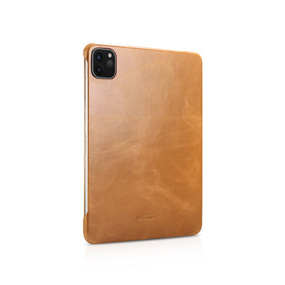 ICARER Retro Tri-fold Genuine Leather Smart Case Cover for iPad Pro 11-inch (2020)/(2018)