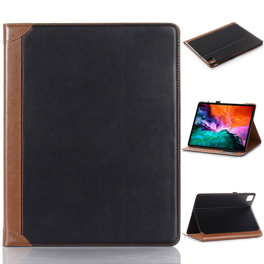 Contrast Color Wallet Stand Leather Smart Case for iPad Pro 12.9-inch (2020)/(2018)
