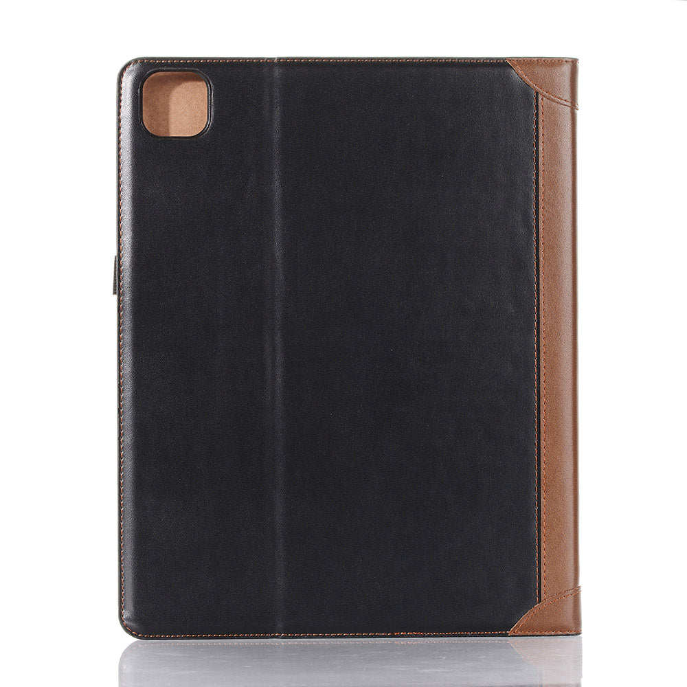 Contrast Color Wallet Stand Leather Smart Case for iPad Pro 12.9-inch (2020)/(2018)