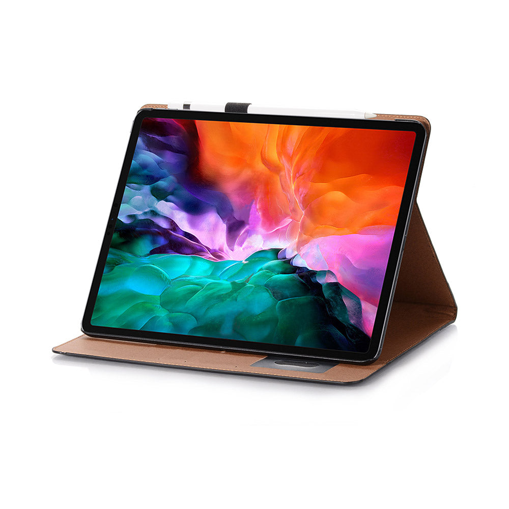 Contrast Color Wallet Stand Leather Smart Case for iPad Pro 12.9-inch (2020)/(2018)