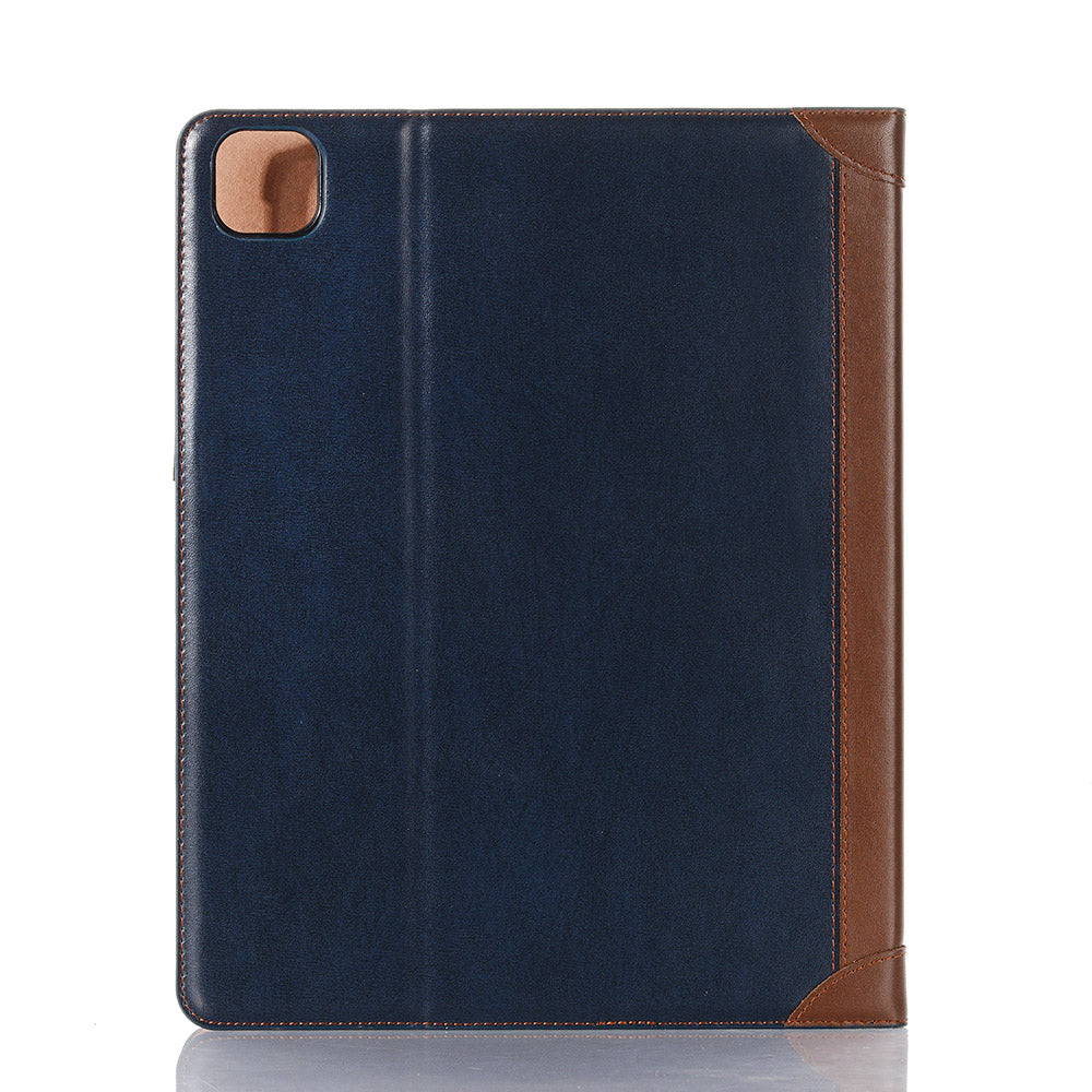 Contrast Color Wallet Stand Leather Smart Case for iPad Pro 12.9-inch (2020)/(2018)