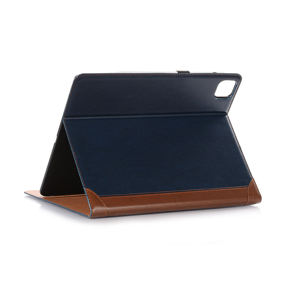 Contrast Color Wallet Stand Leather Smart Case for iPad Pro 12.9-inch (2020)/(2018)