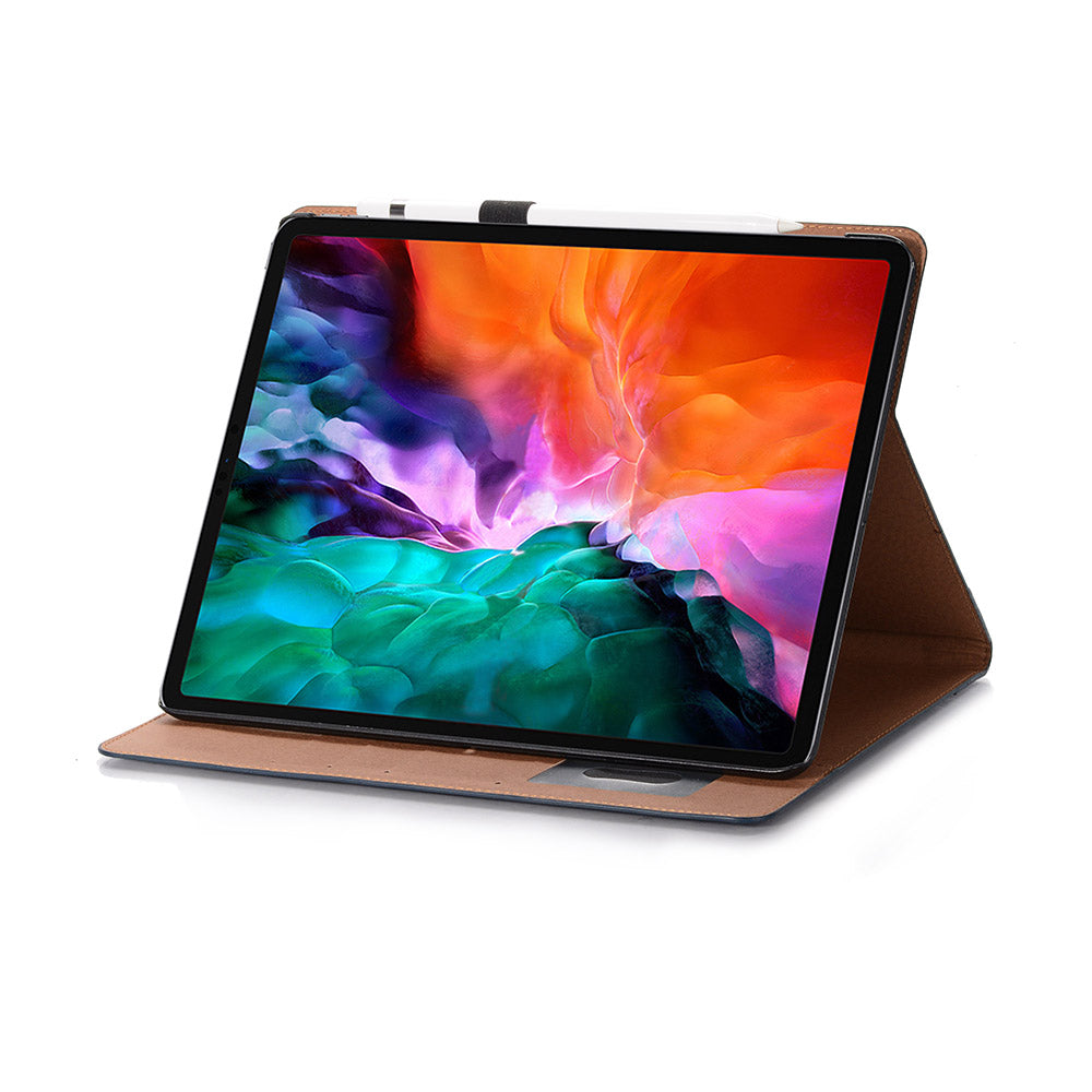 Contrast Color Wallet Stand Leather Smart Case for iPad Pro 12.9-inch (2020)/(2018)