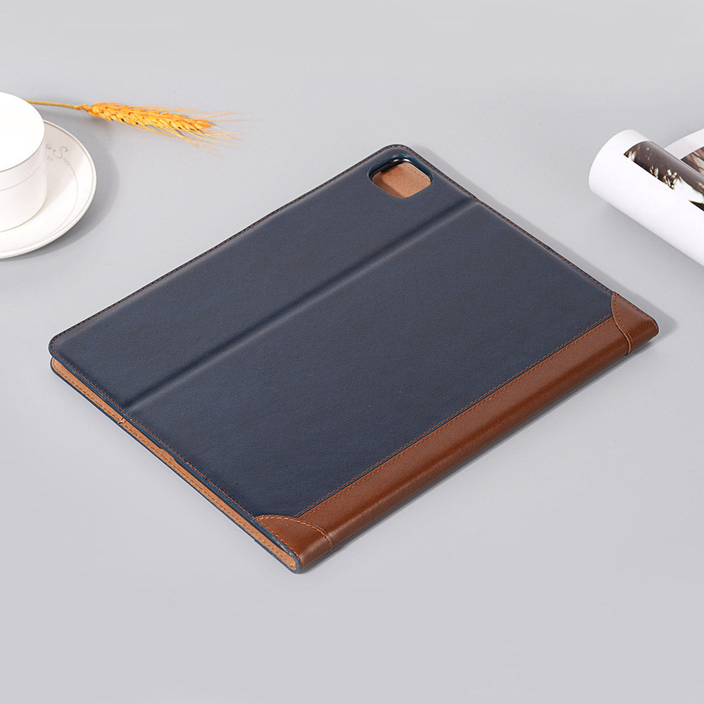 Contrast Color Wallet Stand Leather Smart Case for iPad Pro 12.9-inch (2020)/(2018)