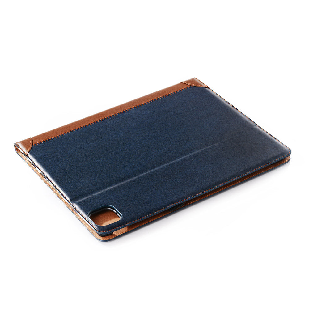 Contrast Color Wallet Stand Leather Smart Case for iPad Pro 12.9-inch (2020)/(2018)