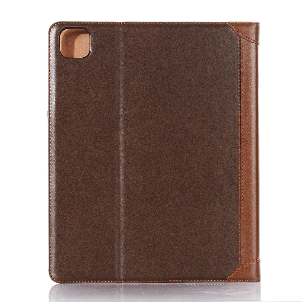 Contrast Color Wallet Stand Leather Smart Case for iPad Pro 12.9-inch (2020)/(2018)