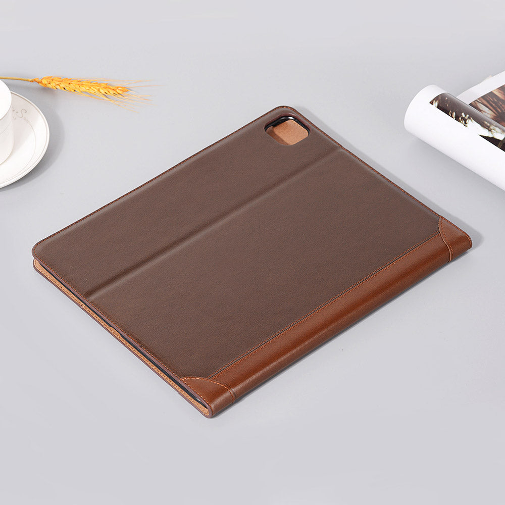 Contrast Color Wallet Stand Leather Smart Case for iPad Pro 12.9-inch (2020)/(2018)