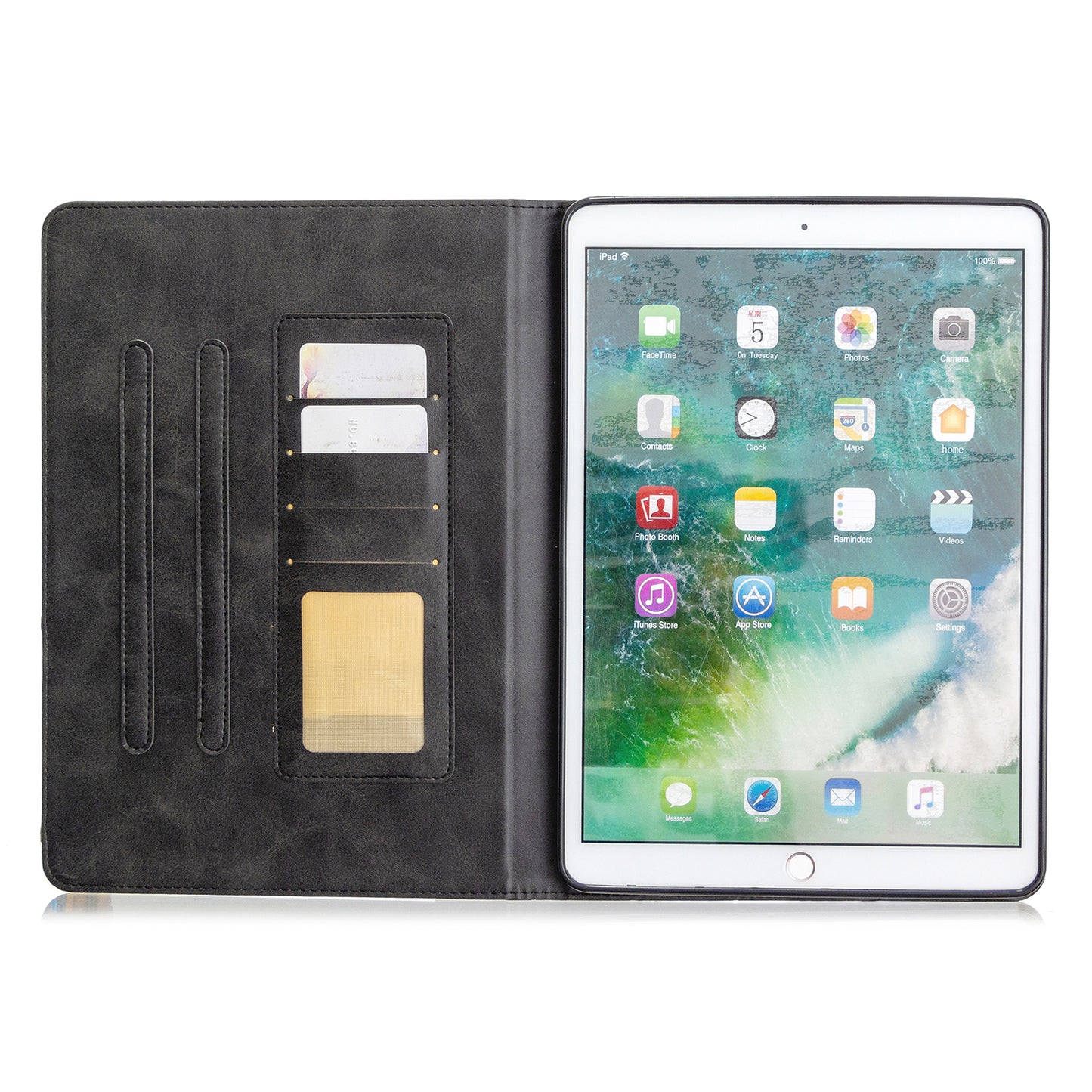 Geometric Pattern Stand Leather Case for iPad 10.2 (2021)/(2020)/(2019)/Air 10.5 inch (2019)/Pro 10.5-inch (2017)
