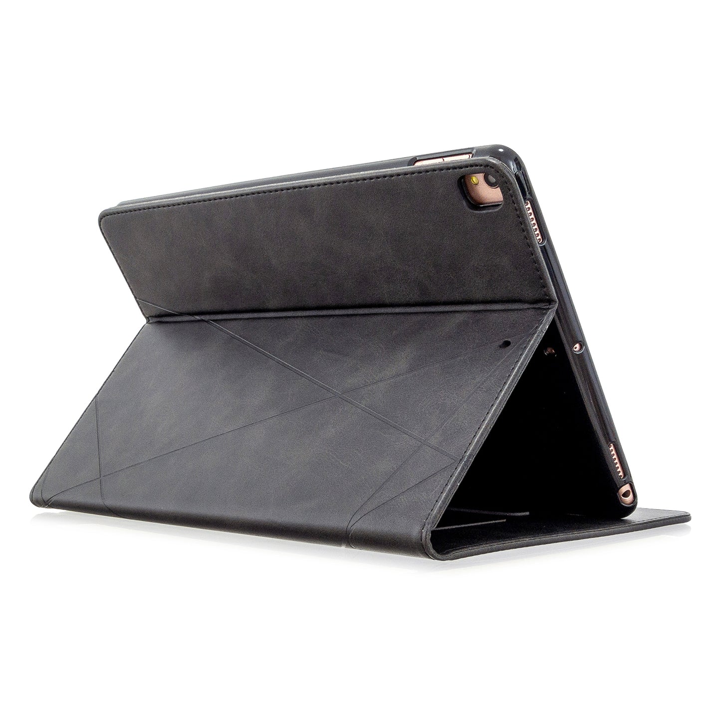 Geometric Pattern Stand Leather Case for iPad 10.2 (2021)/(2020)/(2019)/Air 10.5 inch (2019)/Pro 10.5-inch (2017)