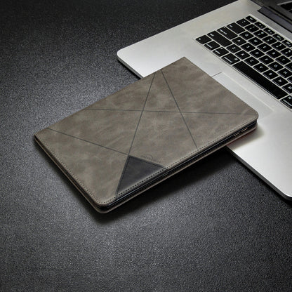 Geometric Pattern Stand Leather Case for iPad 10.2 (2021)/(2020)/(2019)/Air 10.5 inch (2019)/Pro 10.5-inch (2017)