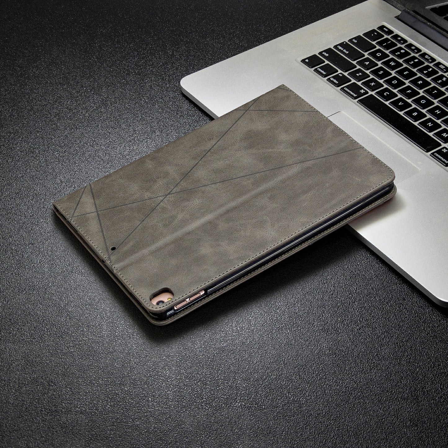 Geometric Pattern Stand Leather Case for iPad 10.2 (2021)/(2020)/(2019)/Air 10.5 inch (2019)/Pro 10.5-inch (2017)