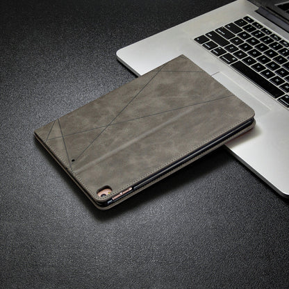 Geometric Pattern Stand Leather Case for iPad 10.2 (2021)/(2020)/(2019)/Air 10.5 inch (2019)/Pro 10.5-inch (2017)