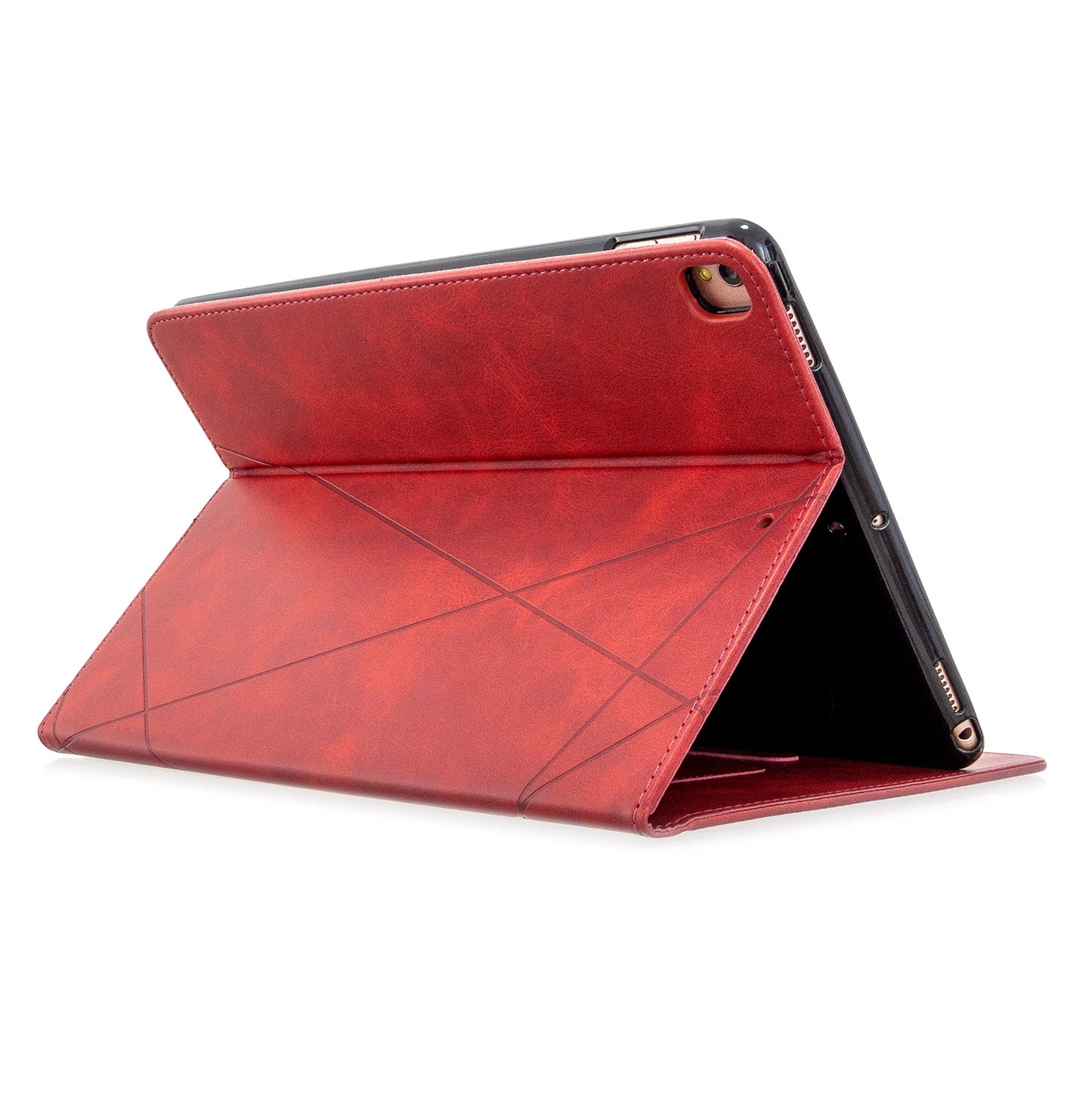 Geometric Pattern Stand Leather Case for iPad 10.2 (2021)/(2020)/(2019)/Air 10.5 inch (2019)/Pro 10.5-inch (2017)