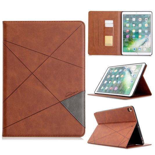 Geometric Pattern Stand Leather Case for iPad 10.2 (2021)/(2020)/(2019)/Air 10.5 inch (2019)/Pro 10.5-inch (2017)