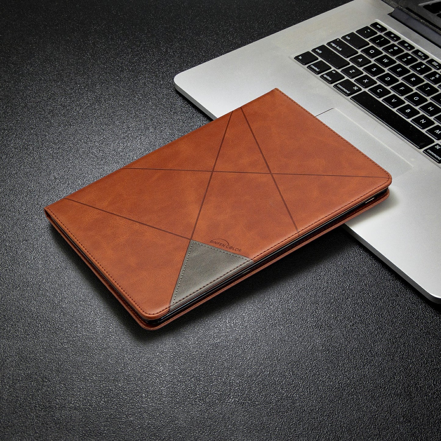 Geometric Pattern Stand Leather Case for iPad 10.2 (2021)/(2020)/(2019)/Air 10.5 inch (2019)/Pro 10.5-inch (2017)