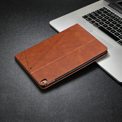 Geometric Pattern Stand Leather Case for iPad 10.2 (2021)/(2020)/(2019)/Air 10.5 inch (2019)/Pro 10.5-inch (2017)
