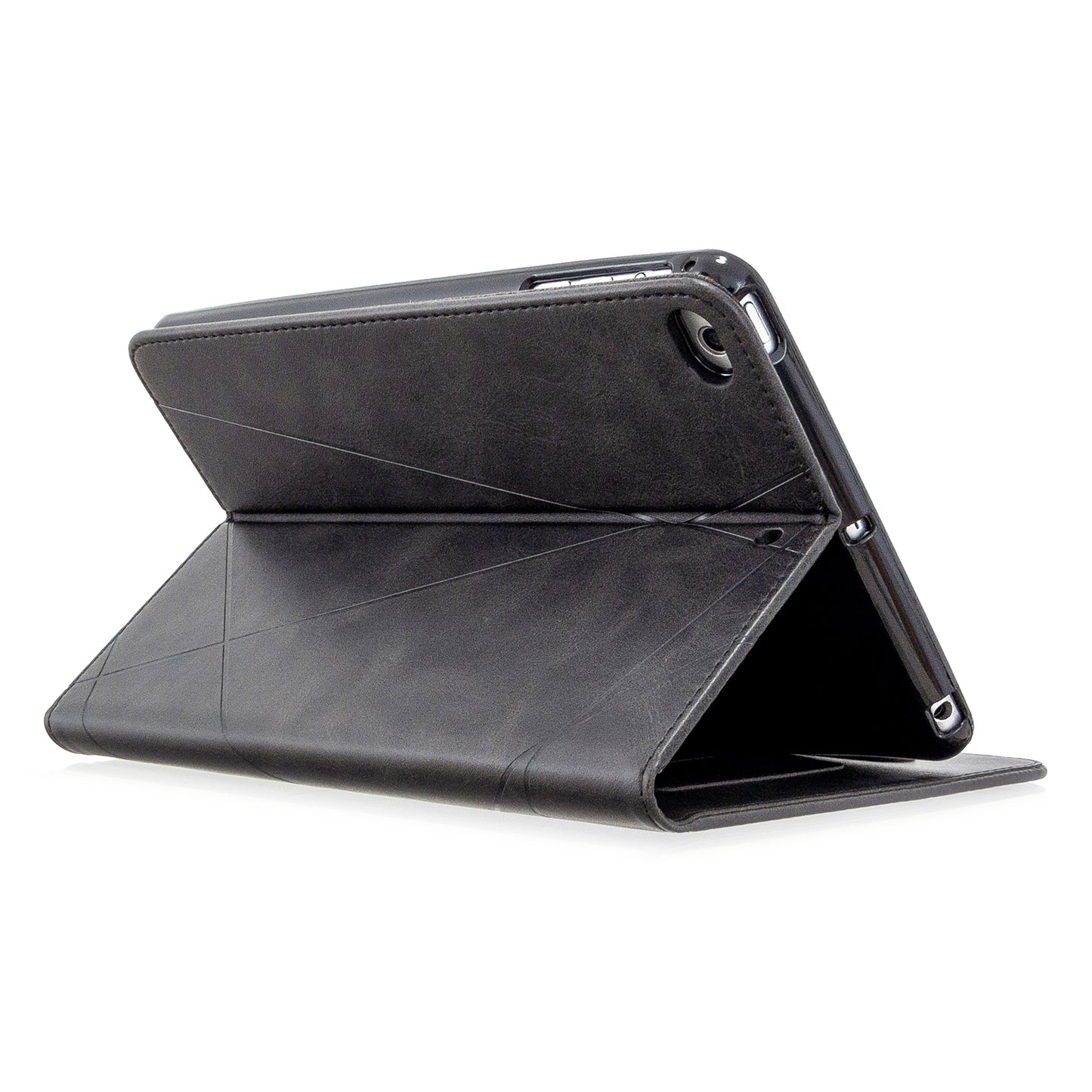 Geometric Pattern Leather Wake/Sleep Tablet Shell for iPad mini (2019) 7.9 inch/mini 4/3/2/1