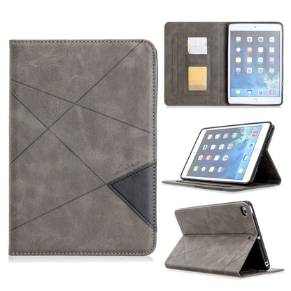 Geometric Pattern Leather Wake/Sleep Tablet Shell for iPad mini (2019) 7.9 inch/mini 4/3/2/1