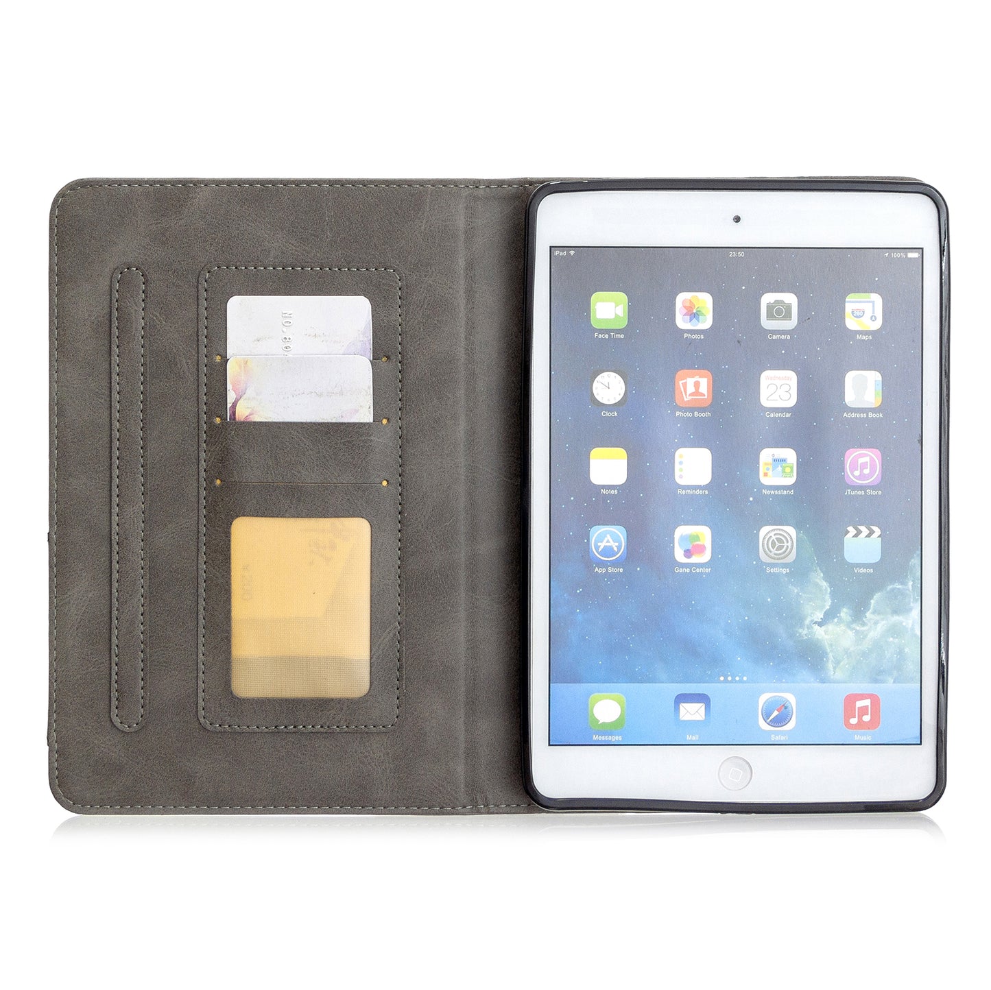 Geometric Pattern Leather Wake/Sleep Tablet Shell for iPad mini (2019) 7.9 inch/mini 4/3/2/1