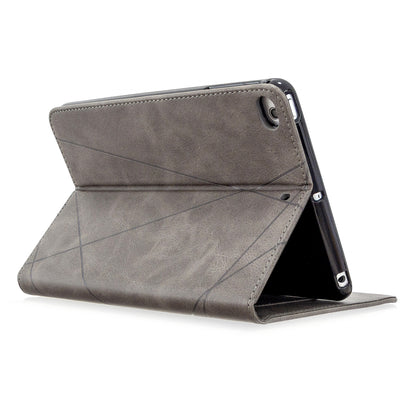 Geometric Pattern Leather Wake/Sleep Tablet Shell for iPad mini (2019) 7.9 inch/mini 4/3/2/1
