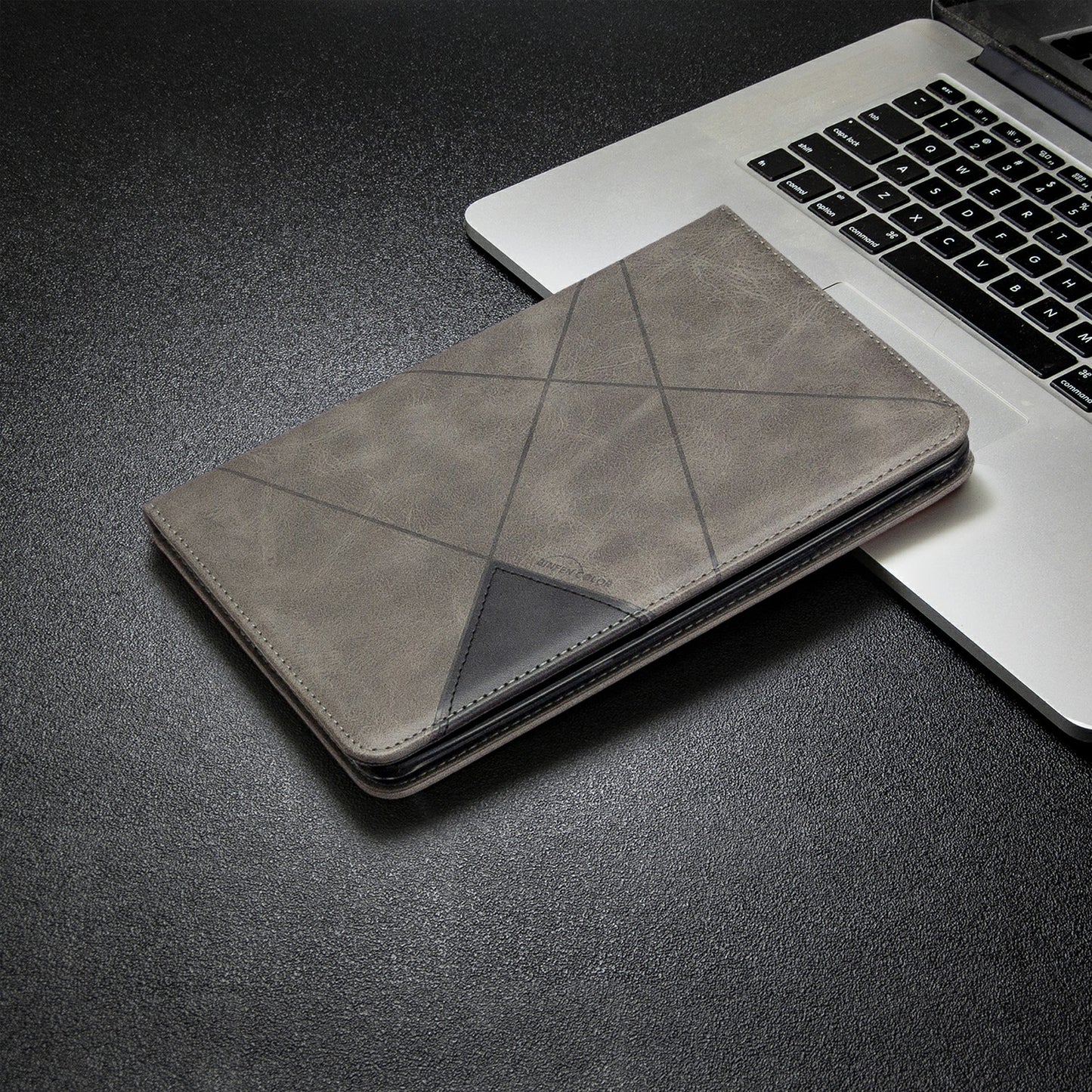 Geometric Pattern Leather Wake/Sleep Tablet Shell for iPad mini (2019) 7.9 inch/mini 4/3/2/1