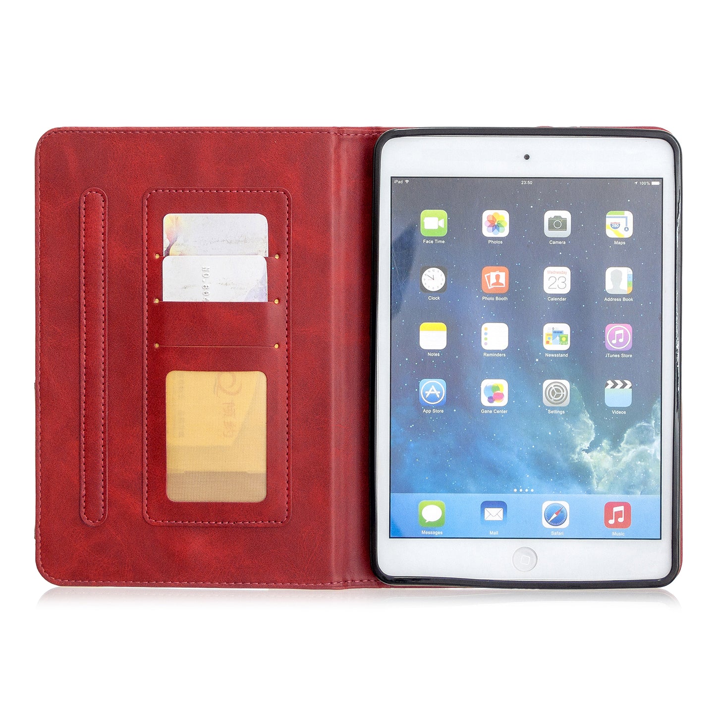 Geometric Pattern Leather Wake/Sleep Tablet Shell for iPad mini (2019) 7.9 inch/mini 4/3/2/1
