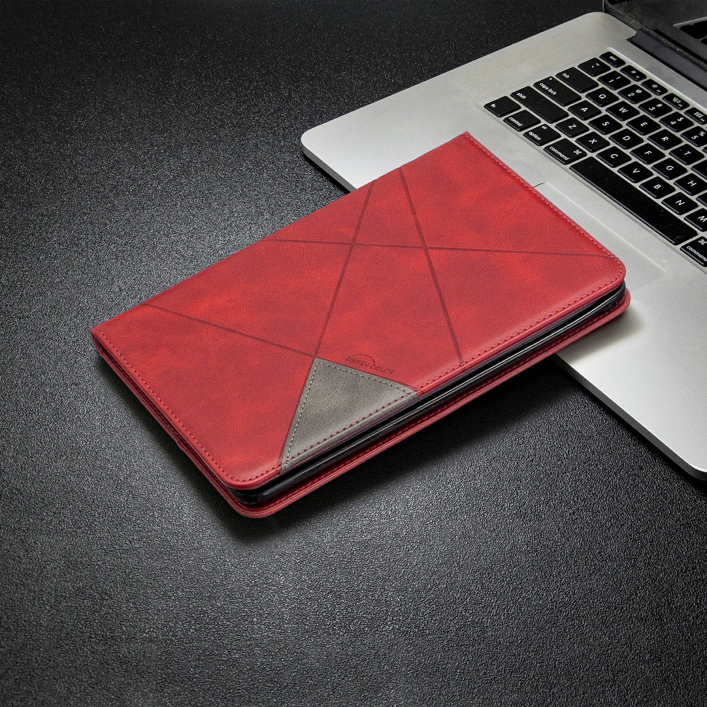Geometric Pattern Leather Wake/Sleep Tablet Shell for iPad mini (2019) 7.9 inch/mini 4/3/2/1
