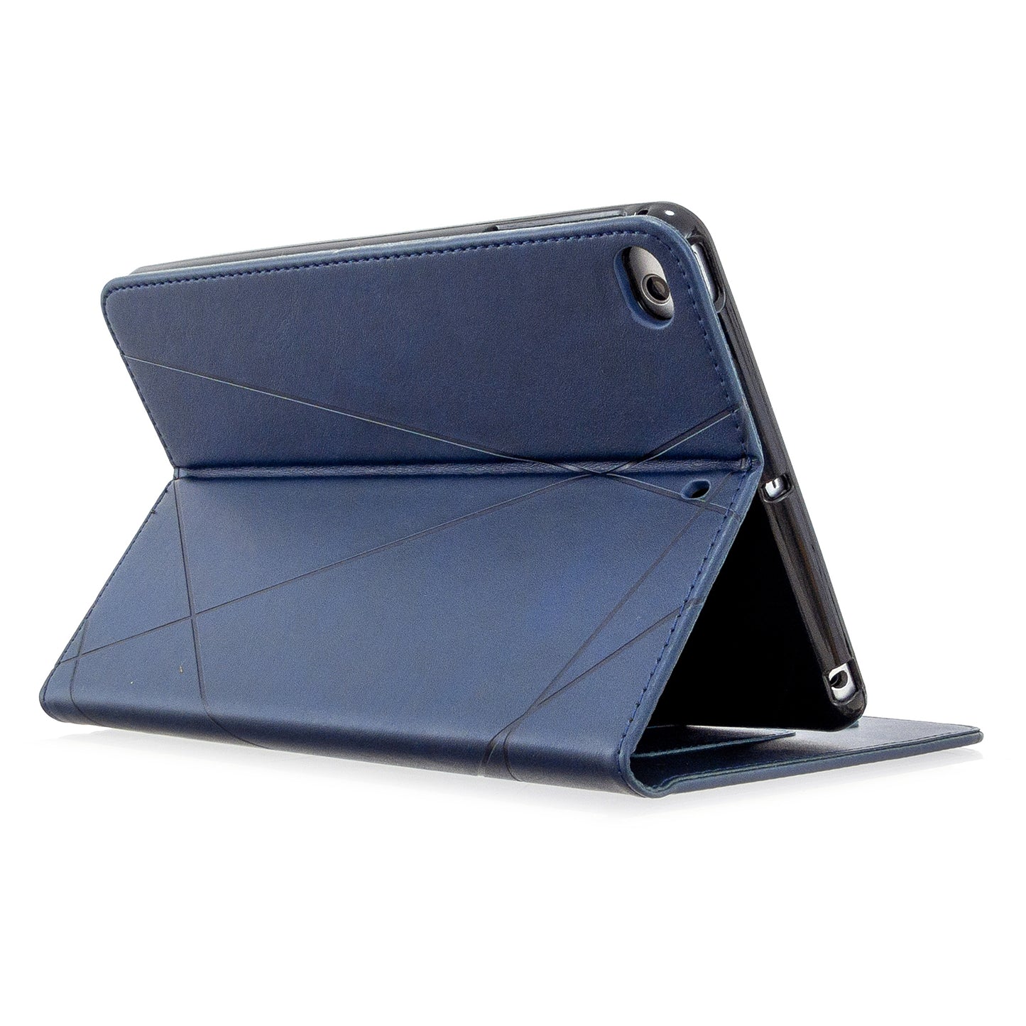 Geometric Pattern Leather Wake/Sleep Tablet Shell for iPad mini (2019) 7.9 inch/mini 4/3/2/1