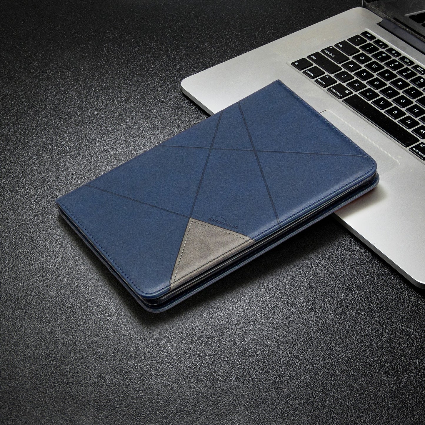 Geometric Pattern Leather Wake/Sleep Tablet Shell for iPad mini (2019) 7.9 inch/mini 4/3/2/1