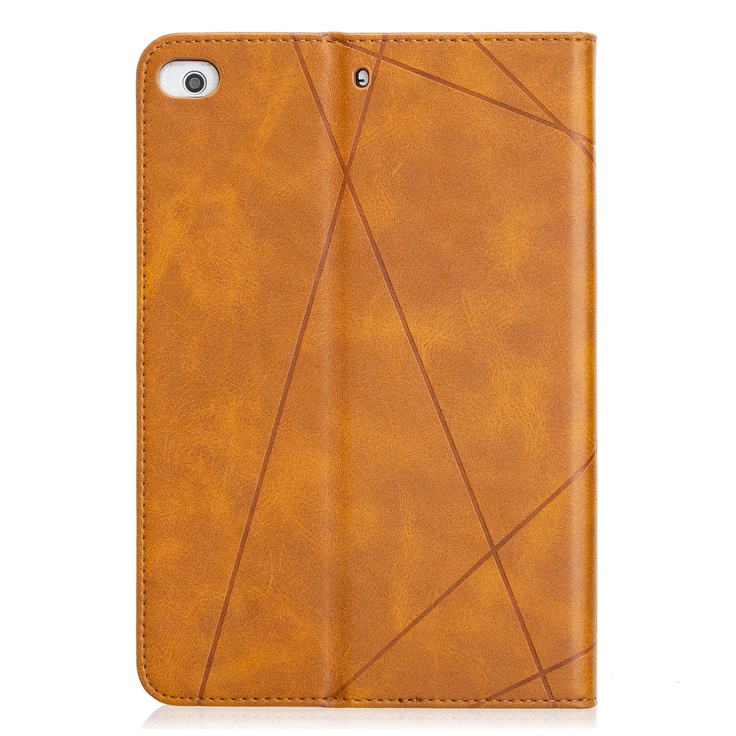 Geometric Pattern Leather Wake/Sleep Tablet Shell for iPad mini (2019) 7.9 inch/mini 4/3/2/1