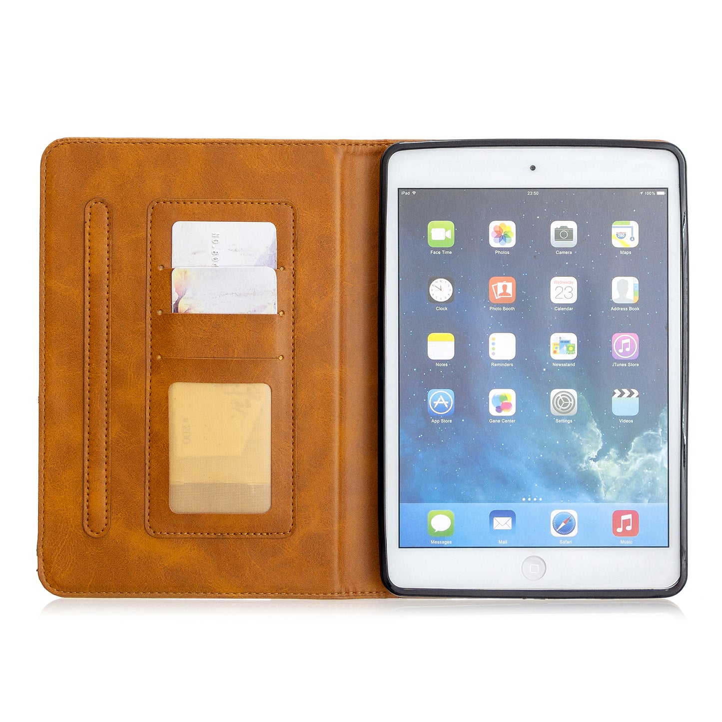 Geometric Pattern Leather Wake/Sleep Tablet Shell for iPad mini (2019) 7.9 inch/mini 4/3/2/1