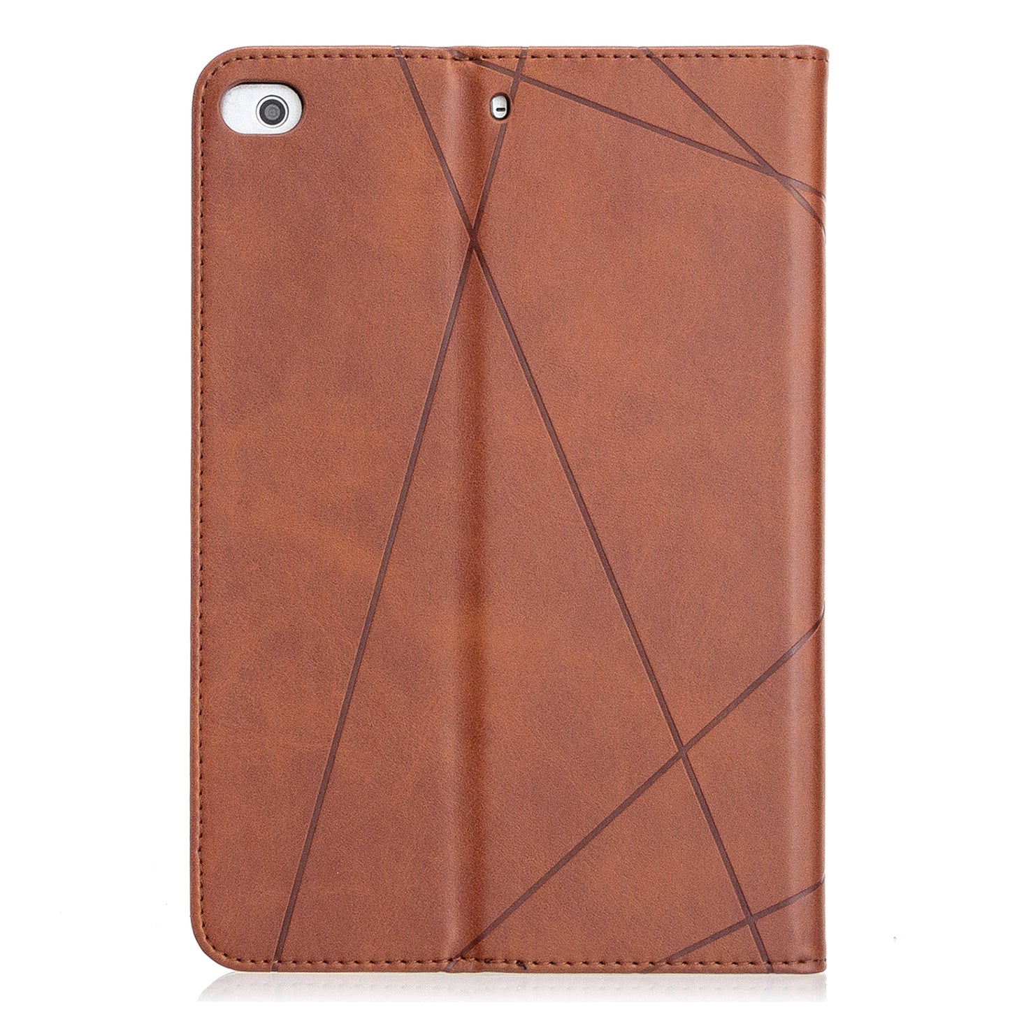 Geometric Pattern Leather Wake/Sleep Tablet Shell for iPad mini (2019) 7.9 inch/mini 4/3/2/1