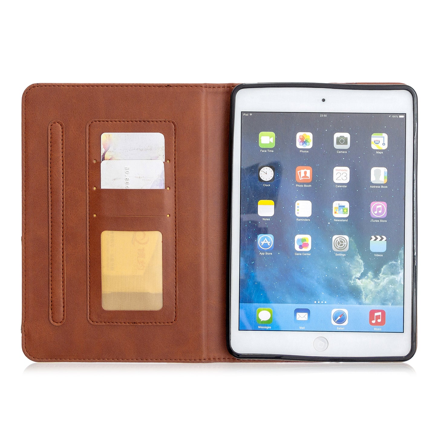 Geometric Pattern Leather Wake/Sleep Tablet Shell for iPad mini (2019) 7.9 inch/mini 4/3/2/1